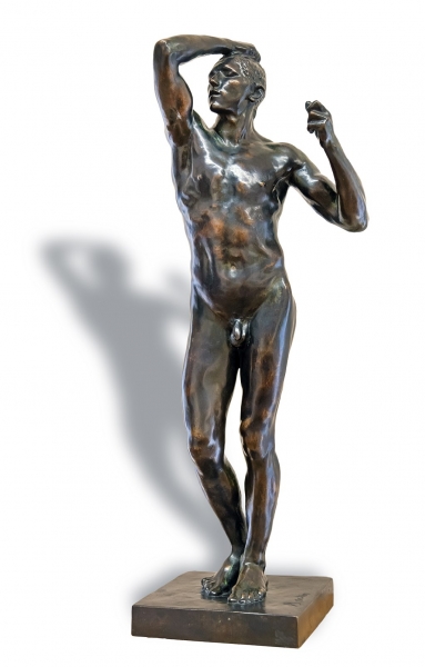 Bronze à patine brune, L'Age d'Airain, August Rodin (1875-1876). Bemberg Fondation Toulouse. Foto genomen door Didier Descouens. Wikimedia commons, CC BY-SA 4.0