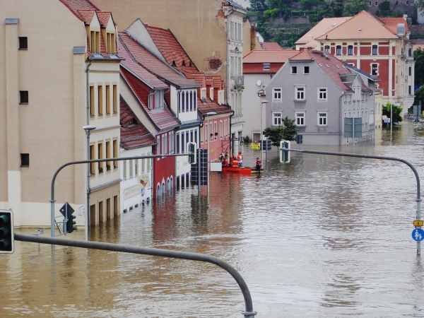 Overstroming. Foto: Lucy Kaef via Pixabay