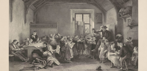 The school, John Burnet, naar David Wilkie, 1794-1868. Publiek domein via Rijksstudio