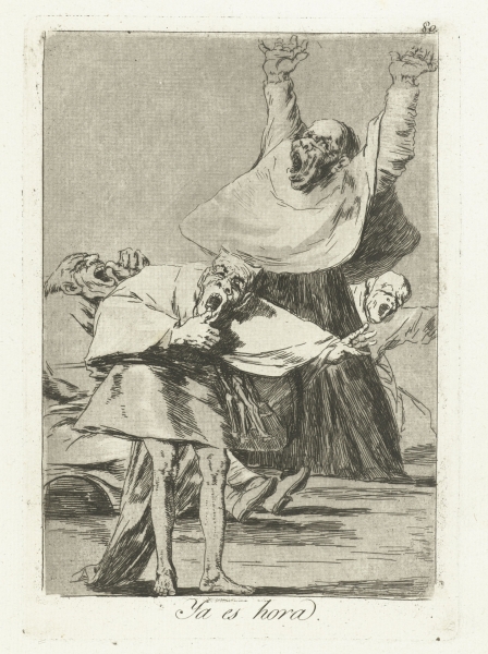 Het is tijd, Francisco de Goya, 1797-1799. Publiek domein via Rijksstudio