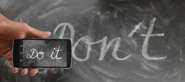 Do it - Don't. Foto: Pixabay