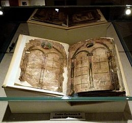 Codex Eyckensis, 8ste eeuw, Sint-Catharinakerk Maaseik © Musea Maaseik