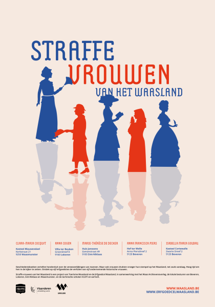 Campagnebeeld Straffe vrouwen van het Waasland © Erfgoedcel Waasland