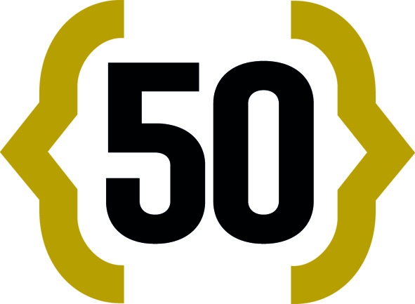 Logo 50 jaar migratie