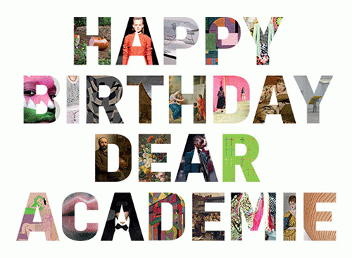 Happy birthday dear Academie!