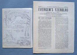 Evergem's Yzerblad: komt uit de loopgrachten als ’t past (S.l.  1917 – 1918)