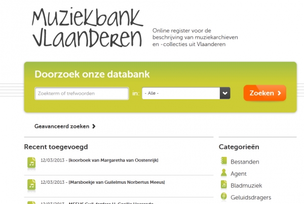 Muziekbank Vlaanderen