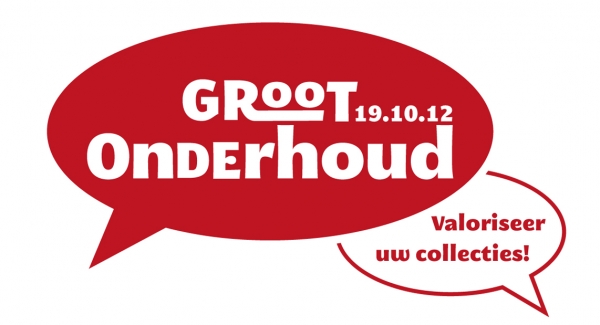 Logo Groot Onderhoud 2012, valoriseer uw collecties