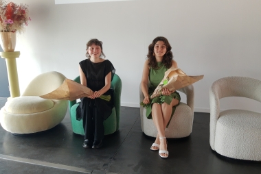 Silke Jacobs en Lamia Kocaman, winnaars van de Olbrechtsprijs