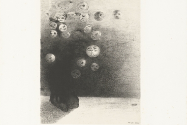 Odile Redon, Is er geen onzichtbare wereld?, 1887. Publiek domein via Rijksstudio