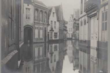 de overstroming van de Leuvense binnenstad in 1906 (c) Stadsarchief Leuven