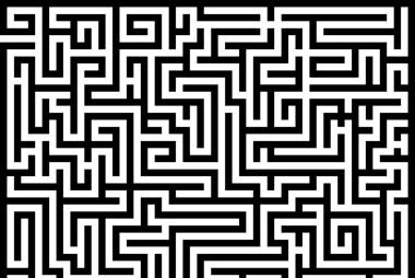 Labyrint. Foto: OpenClipart-Vectors via Pixabay