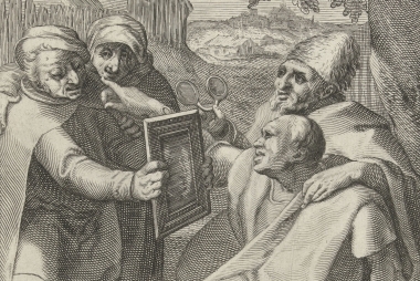 Verbeter de wereld, begin bij jezelf, Nicolaas Braeu, naar Karel van Mander (I), ca. 1608 - ca. 1666. Publiek domein via Rijksstudio