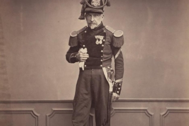 Sergeant Lefebre van het tweede Regiment van Ingenieurs van Napoleons Grand Armé