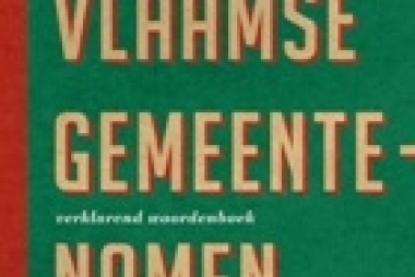Cover boek 'De Vlaamse gemeentenamen'