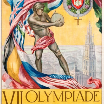 Affiche Olympische spelen 1920 - Walter Van der Ven (1884—1923) - IOC / Olympic Museum Collections