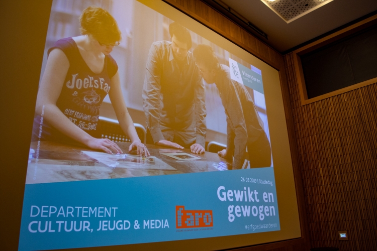 Studiedag gewikt en gewogen. Vlaanderen waardeert cultureel erfgoed © Departement CJM