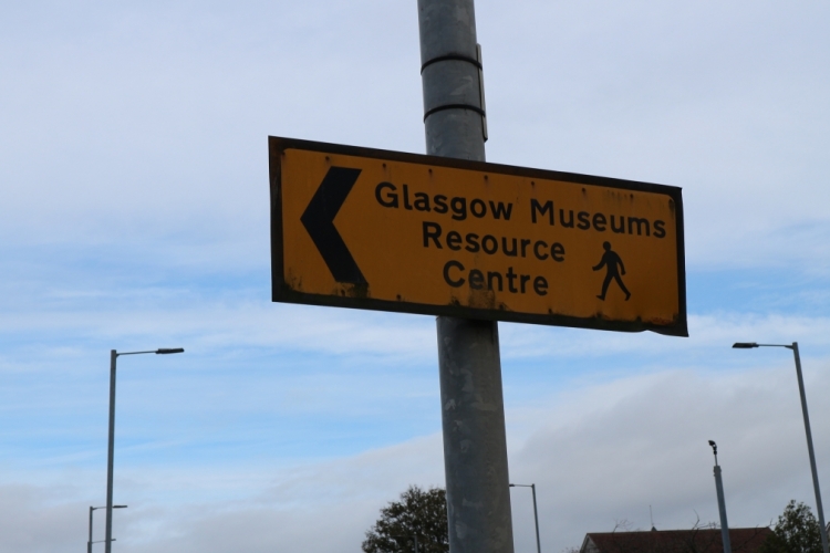 Wegwijzer Glasgow, Foto: FARO