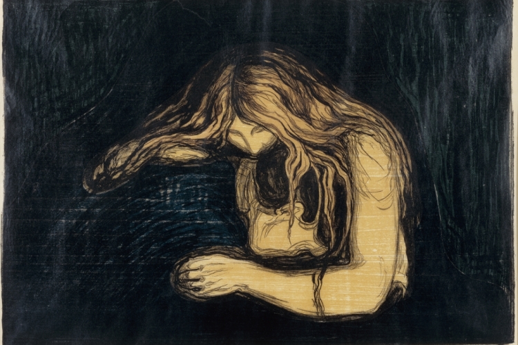 Edvard Munch - Vampire II