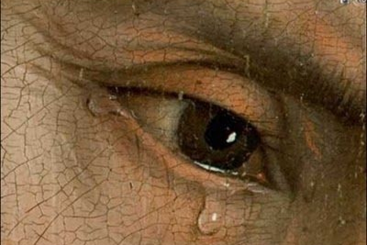Rogier van der Weyden, De Kruisafneming (detail); Prado Madrid