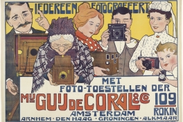 Affiche 'Iedereen fotografeert' voor Guy de Coral & Co. Publiek domein via Rijksstudio